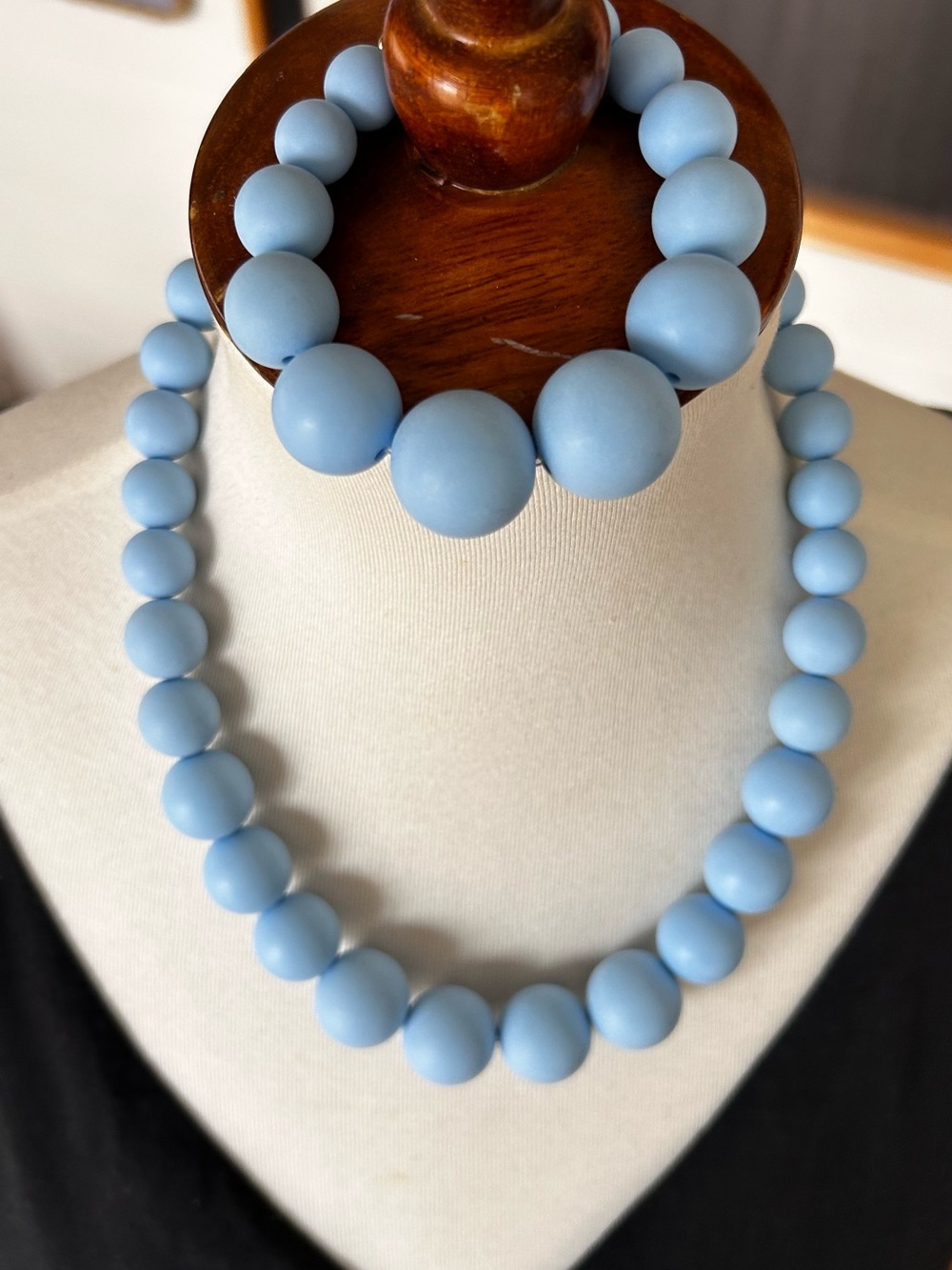 NEW MAREA by Máxima Designs Coastal Blue Necklace & Bracelet Set Handmade